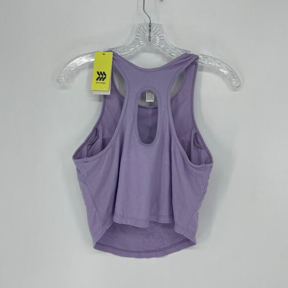 All In Motion Rib Racerback Crop Tank Top Size Large - Picture 8 of 8